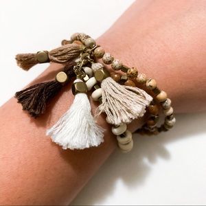 Beaded Tassel Bracelet